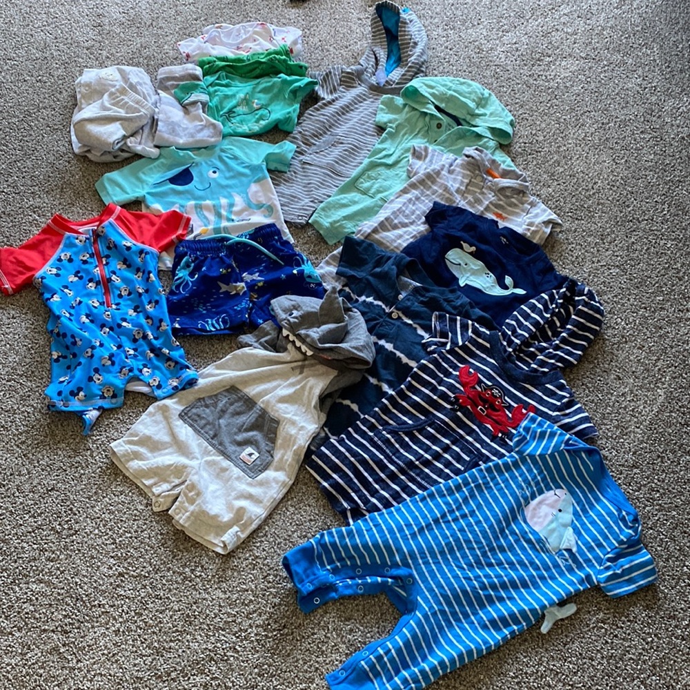 6 Month Boy SUMMER BUNDLE